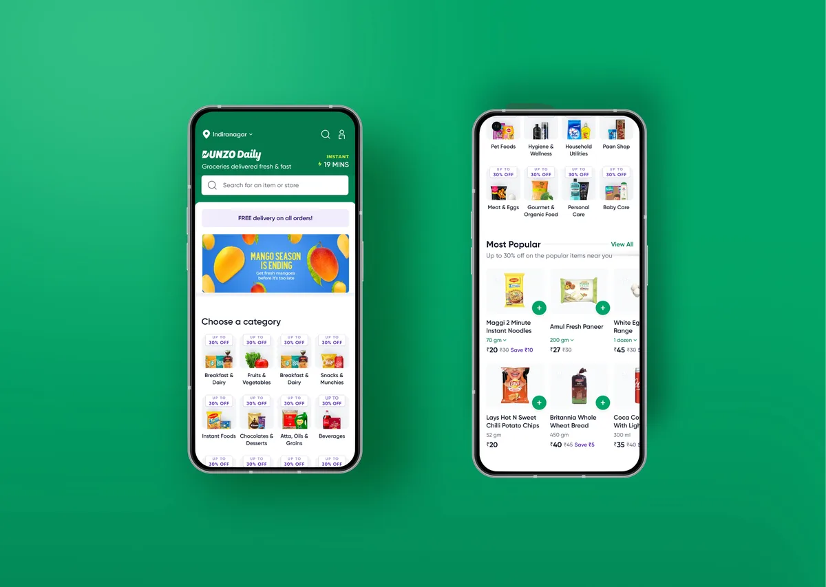 Dunzo design system